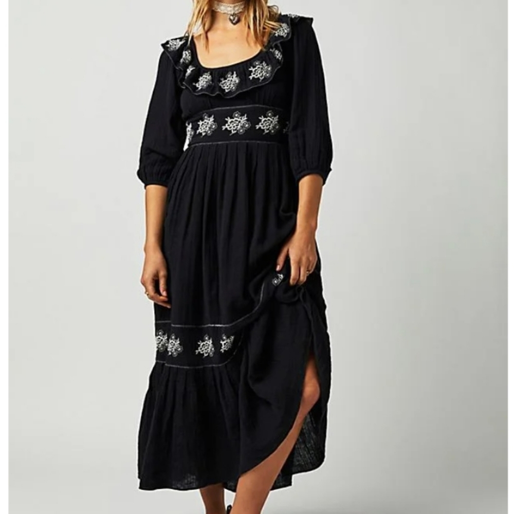 NWOT Free People Lovers Lane Maxi Dress